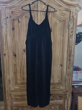 Volcom Black Ribbed Velvet Top